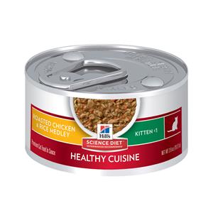 Hill's ลูกแมว สูตร Healthy Cuisine รสไก่ 2.8oz.