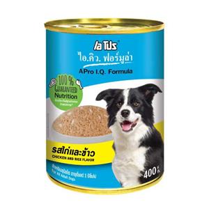 (ลัง) 24x400ก. ไอคิว รสไก่ข้าว