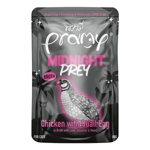 (โหล) 12x70ก. Pramy Mid Night Pray เพาซ์แมว รสไก่ไข่ในน้ำซุป MN4