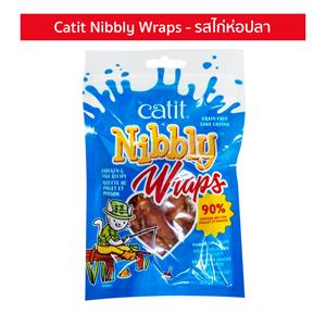 Catit ขนมแมว รสไก่ห่อปลา 30 ก.