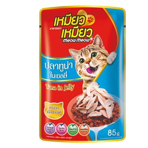 (โหล) 12x85ก. Meow Meow เหมี่ยวๆ เพาซ์แมว รสทูน่า
