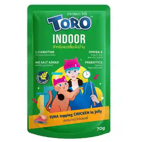 Toro เพาซ์แมว 70g. สูตร Indoor
