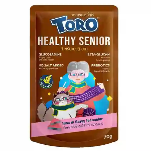 Toro เพาซ์แมว 70g. สูตร Senior 7+