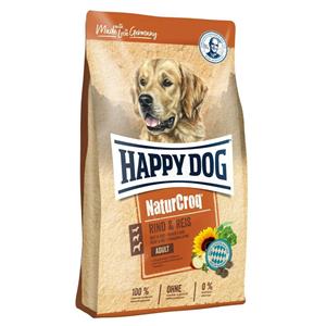 Happy Dog Naturcroq สุนัขโต สูตร Rind&Reis เนื้อ