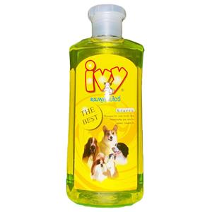 IVY แชมพูสุนัข สูตร บำรุงขน สีเหลือง