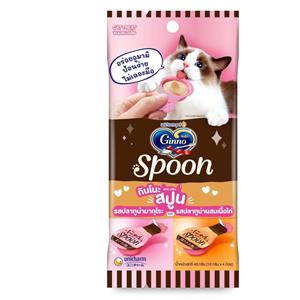 Ginno Spoon แมวเลีย รสทูน่ามากุโระไก่