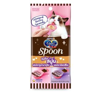 Ginno Spoon แมวเลีย รสทูน่ามากุโระคัตทสึโอะ