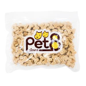 Pet8 ขนมสุนัข บิสกิต รสเนื้อ 500ก.
