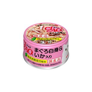 Ciao แมว รสทูน่าปลาหมึก 85ก. (A-03)