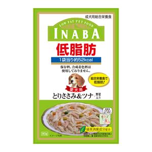 Inaba สุนัข สูตร Low Fat สันในไก่ทุน่า 80ก. (RD-08)