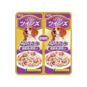 Inaba สุนัข รสสันในไก่กระดูกอ่อนและไก่ผัก เยลลี่ 40ก. (คู่) (TW-07)