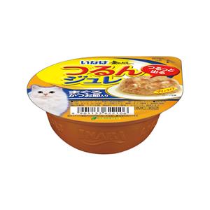 Inaba แมวถ้วย รสทูน่าชิ้นและปลาโอ เยลลี่ 65ก. (IMC-162)