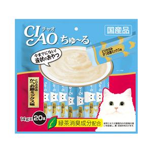 Ciao แมวเลีย รสสันในไก่ปลาโอสไลซ์ 20x14ก. SC-193