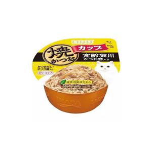 Inaba แมวถ้วย รสทูน่าและปลาโอ เกรวี่ 80ก. (IMC-104)