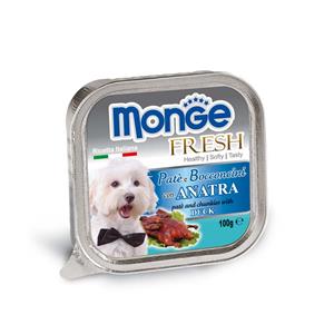 Monge ถาดสุนัข รสเป็ด 100ก.