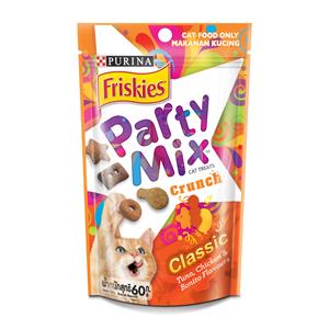 Party Mix ขนมแมว สูตรคลาสสิก ส้ม 60ก.