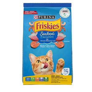 Friskies แมวโต สูตร ซีฟู๊ดเซนเซชั่น
