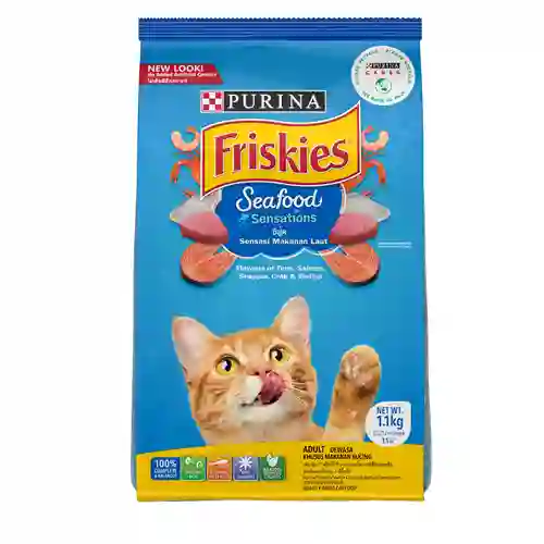 Friskies แมวโต สูตร ซีฟู๊ดเซนเซชั่น