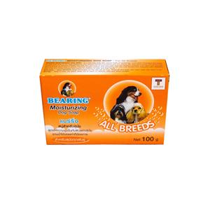 Bearing สบู่ สูตรสำหรับสุนัขทุกสายพันธุ์ ส้ม 100ก.