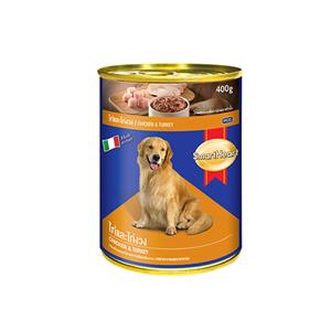 SmartHeart สุนัข รสไก่-ไก่งวง 400ก.