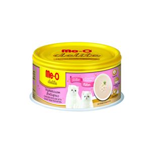 Me-o Delite ลูกแมว รสไก่มูสนมแพะ 80ก.