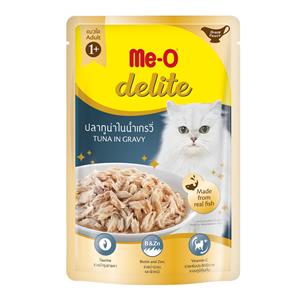 Me-o Delite เพาซ์แมว รสทูน่าเกรวี่ 70ก.
