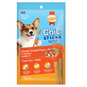 SmartHeart Chickstick ขนมสุนัข รสไก่เทริยากิ 60ก.