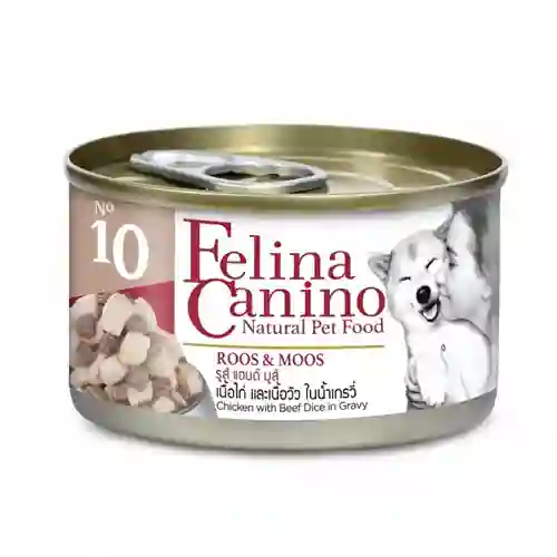 Felina Canino สุนัข สูตร Roos & Moos 85ก.