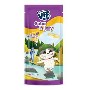 Vif เพาซ์แมว สูตรซาบะเจลลี่