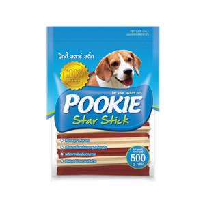 Pookie ขนมสุนัข ขัดฟัน รสเนื้อและนม