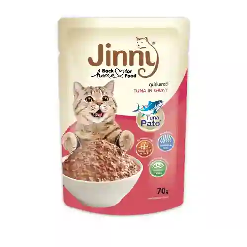 จินนี่,จินนี้,เพาซ์แมว,เพาซ์,เพาช์,pounch,อาหารเปียก,ซอง,แมว,เพา,เพาช์แมว,เพาแมว,เพ้า,เพ้า,เกรวี่,gravy,