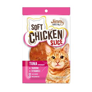 Jinny Soft Chicken ขนมแมว สันในไก่ รสไก่