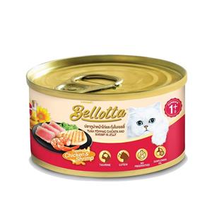 Bellotta แมวโต รส ทูน่าไก่กุ้งเยลลี่