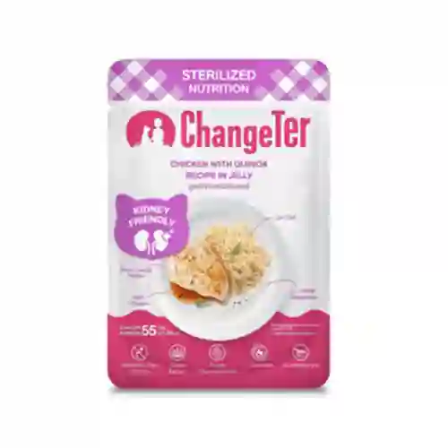 เชนจ์เตอร์,เพาซ์แมว,เพาซ์,เพาช์,pounch,อาหารเปียก,ซอง,แมว,เพา,เพาช์แมว,เพาแมว,เพ้า,changer,เจลลี่,เยลลี่,jelly,เกรนฟรี,ป้องกัน,ไม่เค็ม,ไต