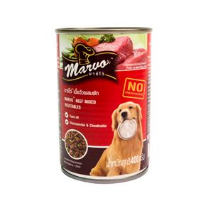 Marvo สุนัข รสวัวผัก 400ก.