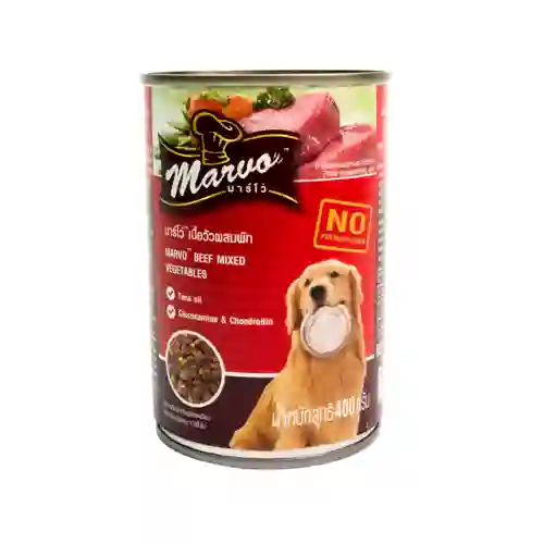 Marvo สุนัข รสวัวผัก 400ก.