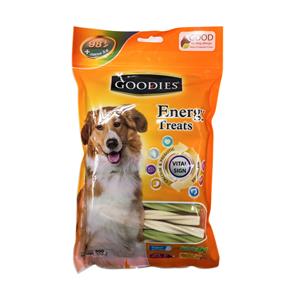 Goodies ขนมขัดฟันสุนัข เปียคละสี 500 ก.