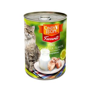 Cindy Recipe แมวโต รส ทูน่ากับนมแพะ