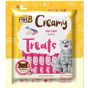 Pet8 Creamy แมวเลีย รสทูน่า BJ36