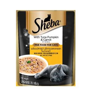 Sheba ชีบา เพาซ์แมว รสทูน่าฟักทอง