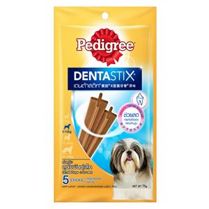 Pedigree Denta Stix ขนมขัดฟันสุนัข สำหรับสุนัขพันธุ์เล็ก 75ก.