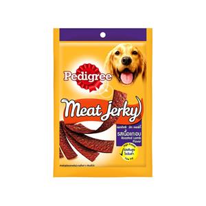 Pedigree Meat Jerky ขนมสุนัข แบบแผ่น รสแกะอบ 80ก.