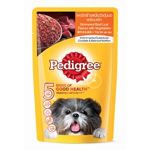 Pedigree เพาซ์สุนัข รสวัวตุ๋น 130ก.