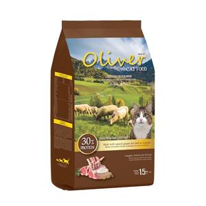 Oliver แมวโต รสแกะข้าว