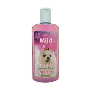 Topscent แชมพูสุนัข สูตรอ่อนใส Mild PH7