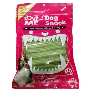 Love Me ขนมสุนัข ขนมขัดฟัน รสคลอโรฟิลด์