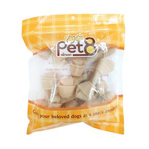 Pet8 ขนมสุนัข กระดูกผูก 4.5นิ้ว HL02 15ชิ้น