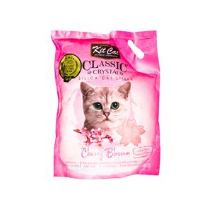 KitCat ทรายแมวคริสตัส กลิ่นซากุระ 5ลิตร