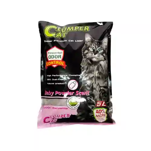 Clumper ทรายแมว กลิ่นแป้งเด็ก 5ลิตร