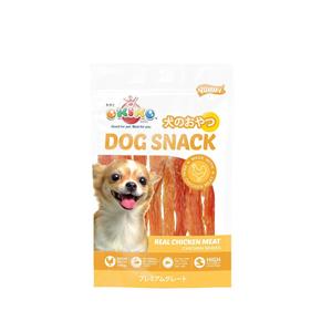 Okiko ขนมสุนัข  สูตรสันในไก่กรอบสไลด์รมควัน DF-OKK-095